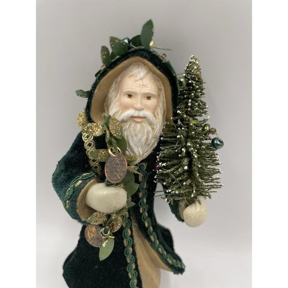 Vintage 2007 Hallmark Keepsake "Father Christmas" Ornament 4th in Series Green - Picture 2 of 9